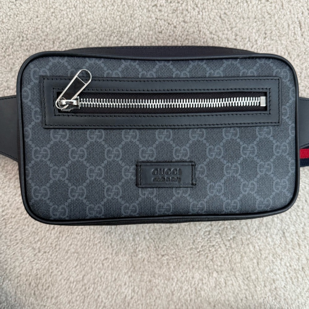 Gucci Black and Gray Men's Bag